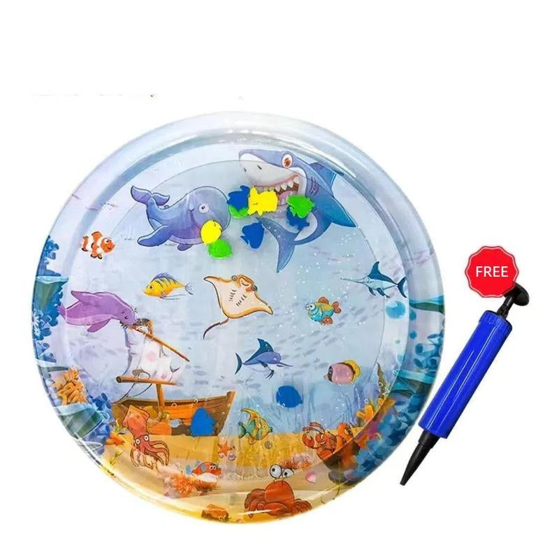 Inflatable Pet Water Sensory Bed-2025 Upgraded Thickened Sensory Water Palymat for Cats and Dogs