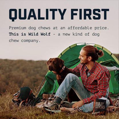 Wild Wolf USA Pig Ears (5 Pack) 100% Natural Dog Chew Treat - Sourced and Baked in the USA - Healthy, High Protein Dog Snack