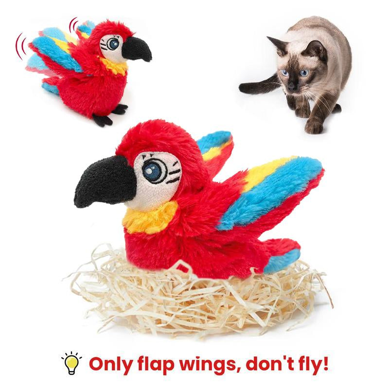 Cats&Dogs Go Crazy for This Touch-Activated Chirping Flamingo!