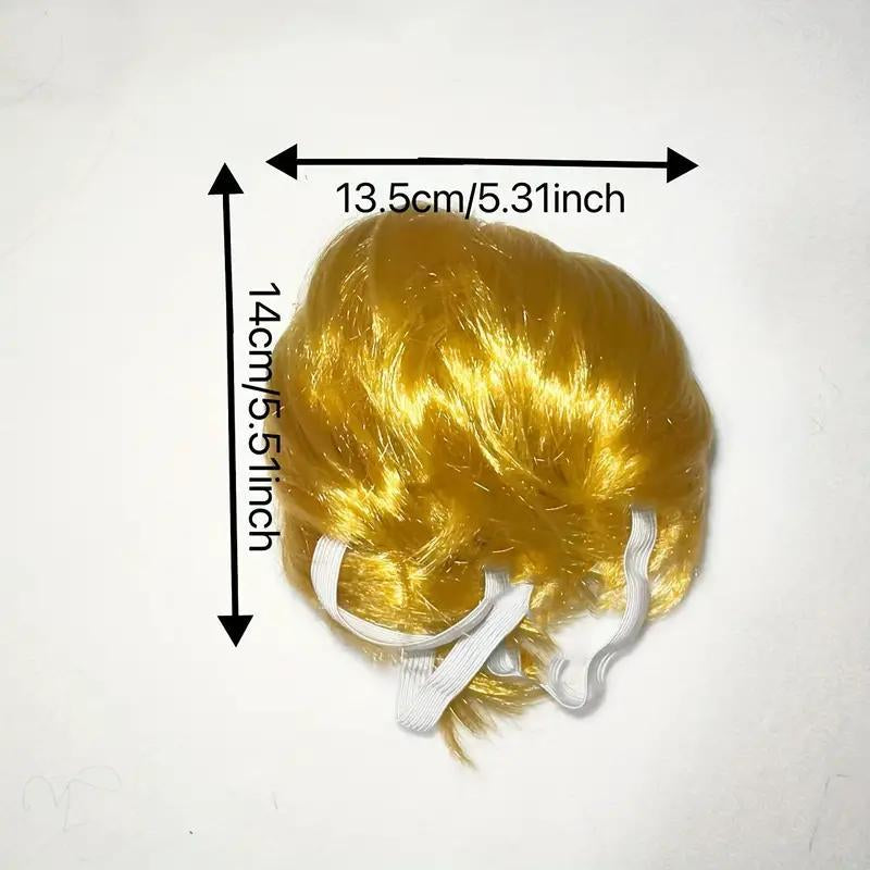 Cute Short Hair Wig for Pets, Funny Pet Wig Hair Accessories for Dogs & Cats, Creative Pet Supplies, Summer Gift, Cat Products, Pet Product, Dog Grooming Kit, Pet Supplies, Puppy Toy