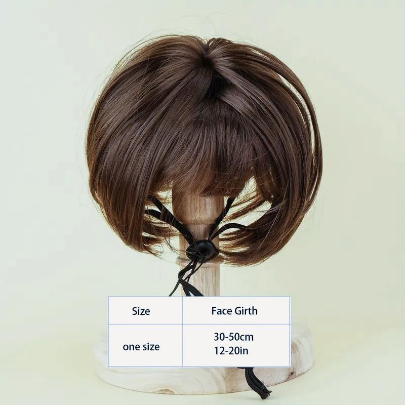 Cute Short Hair Wig for Pets, Funny Pet Wig Hair Accessories for Dogs & Cats, Creative Pet Supplies, Summer Gift, Cat Products, Pet Product, Dog Grooming Kit, Pet Supplies, Puppy Toy
