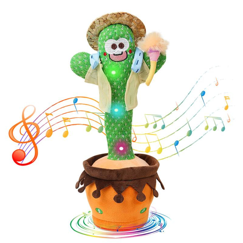 Dancing Cactus Toys,Talking Mimicking Singing Repeats What You Say