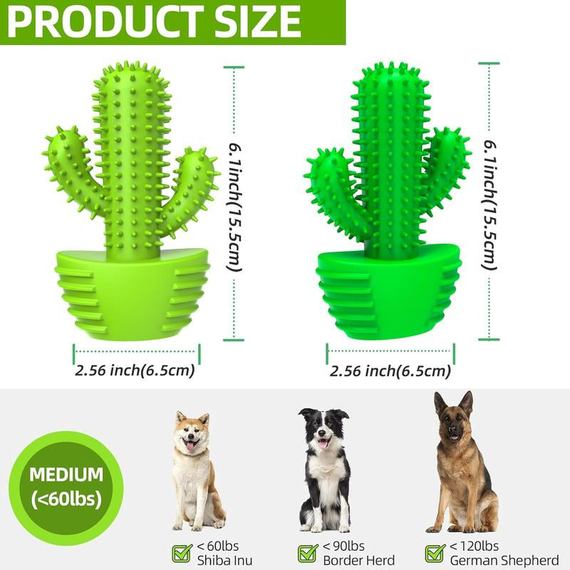 Cactus Shaped Dog Chew Toy, Pet Teeth Cleaning Toy, Pet Teeth Grinding Paw Toy, Pet Supplies, Pet Products
