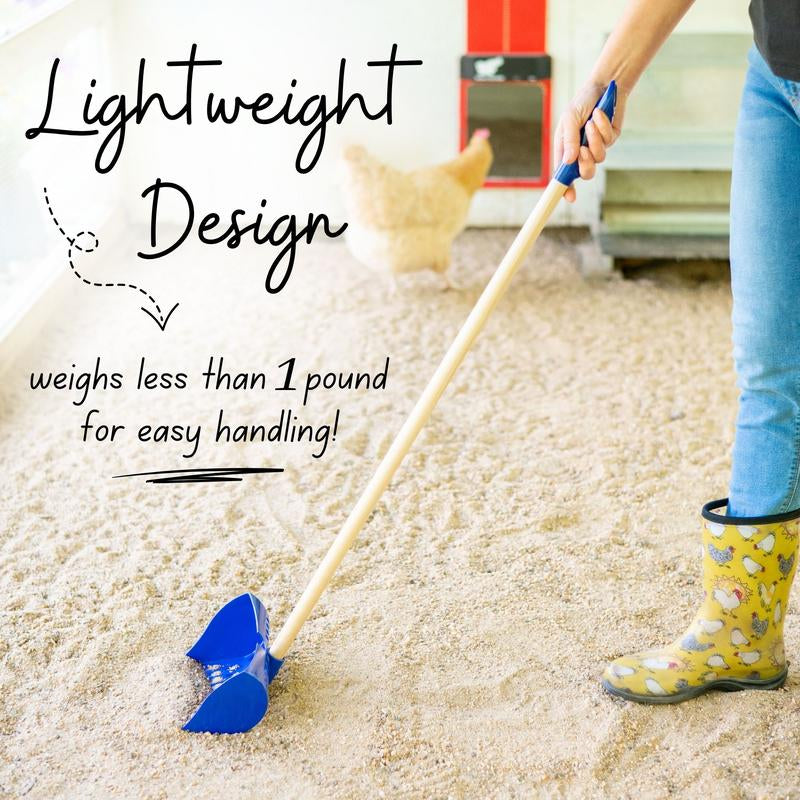 The Coop Scoop® | 2-In-1 Chicken Poop Scoop & Rake | Sand Sifting Shovel for Waste Removal