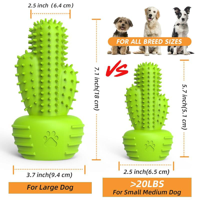 Cactus Shaped Dog Chew Toy, Pet Teeth Cleaning Toy, Pet Teeth Grinding Paw Toy, Pet Supplies, Pet Products