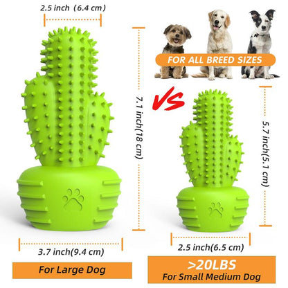 Cactus Shaped Dog Chew Toy, Pet Teeth Cleaning Toy, Pet Teeth Grinding Paw Toy, Pet Supplies, Pet Products