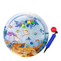 Inflatable Pet Water Sensory Bed-2025 Upgraded Thickened Sensory Water Palymat for Cats and Dogs