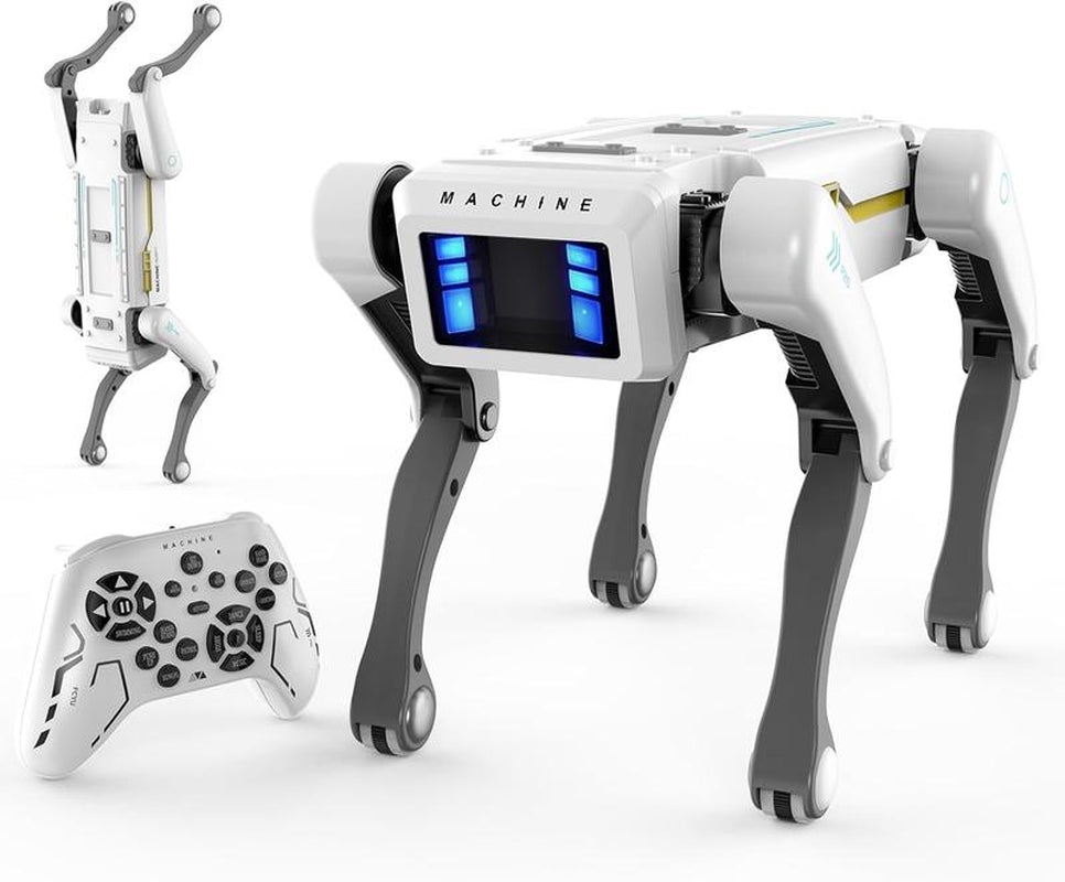 Robot Dog, AI Smart Pet, Can Dance and Do Kung Fu, with App/Remote Control, Supports Motion Programming, an Ideal Gift for Children