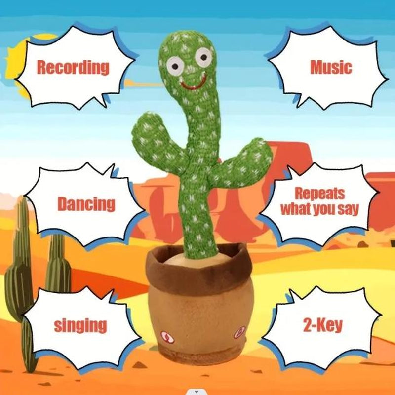 Dancing Cactus Toys,Talking Mimicking Singing Repeats What You Say