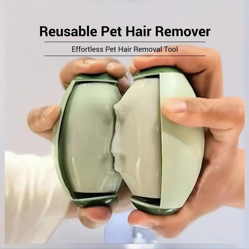 Manual Pet Hair Remover, Reusable & Washable Pet Hair Removal Tool, Durable Plastic Handle Hair Remover for Home Use, Pet Grooming Supplies, Pet Products
