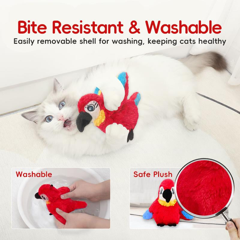 Cats&Dogs Go Crazy for This Touch-Activated Chirping Flamingo!