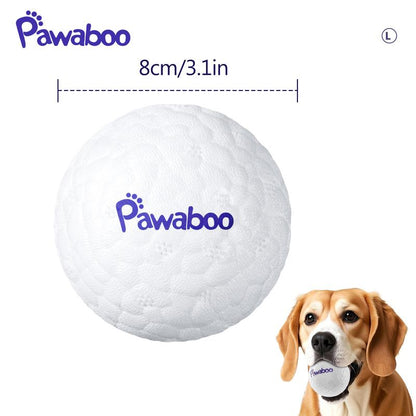 【Buy 1 Get 1 Free】Pawaboo Dog Balls for Aggressive Chewers, Indestructible Teething Tennis Balls for Dogs, Interactive High Bouncy Dog Toy Balls Water Toy Fetch Balls for Large Medium Small Dog and Puppies