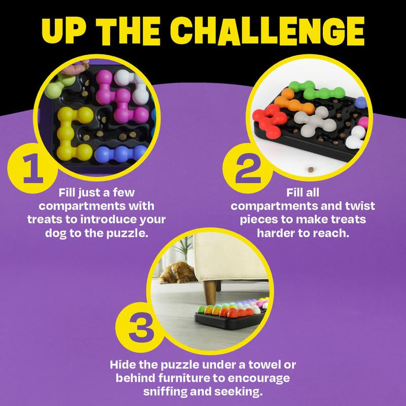 Brightkins Kanoodle Dog Edition - Large, a Brain Teaser for Your Furry Friend