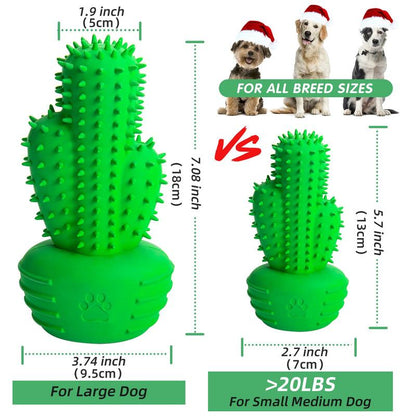 Cactus Shaped Dog Chew Toy, Pet Teeth Cleaning Toy, Pet Teeth Grinding Paw Toy, Pet Supplies, Pet Products