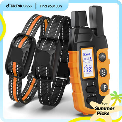 Dog Training Collar 2 Dogs-3300Ft Dog Shock Collar with Remote,Lp67 Waterproof E Collar for Dogs(5-120Lbs) #Cozyvibes #Petlife