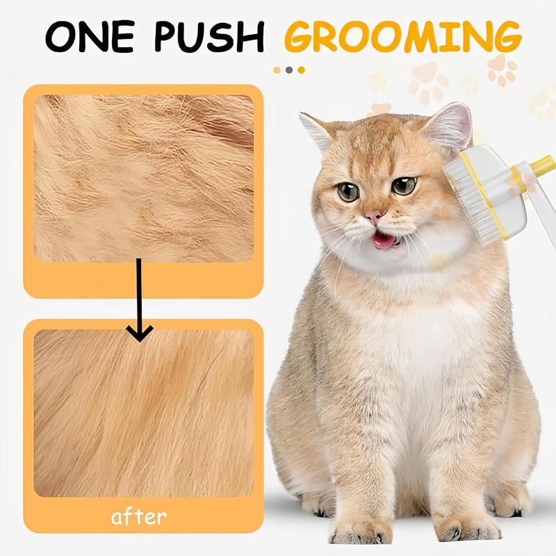 Self Cleaning Slicker Brush - Skin Friendly Deshedding Grooming Tool for Dogs & Cats, Suitable for Shedding & Haired Pets