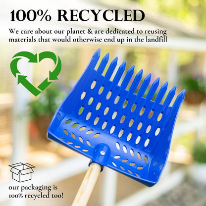 The Coop Scoop® | 2-In-1 Chicken Poop Scoop & Rake | Sand Sifting Shovel for Waste Removal