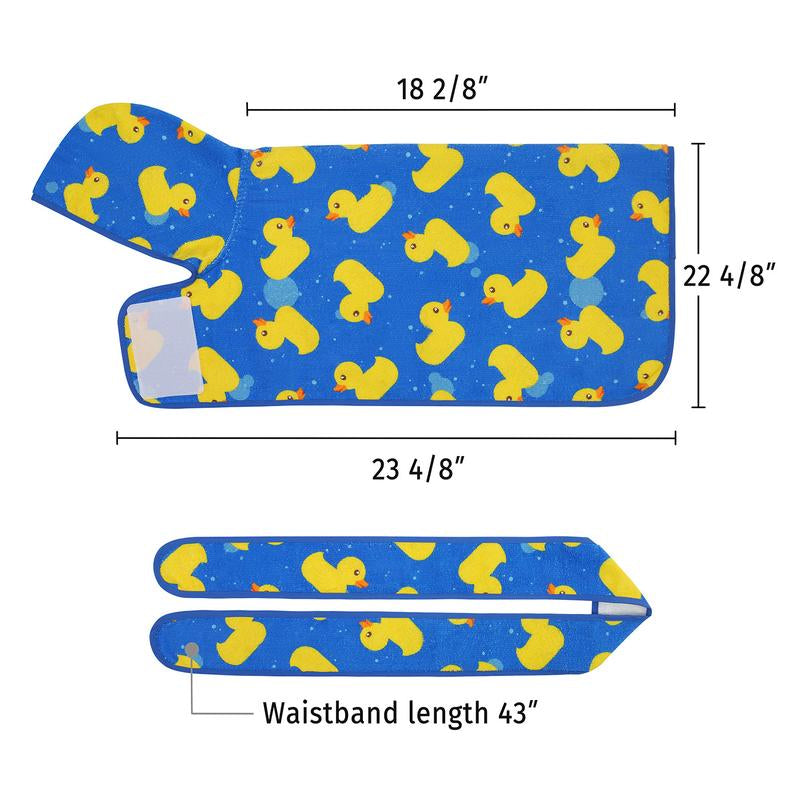 HDE Dog Bathrobe with Hood for Quick Drying Towel