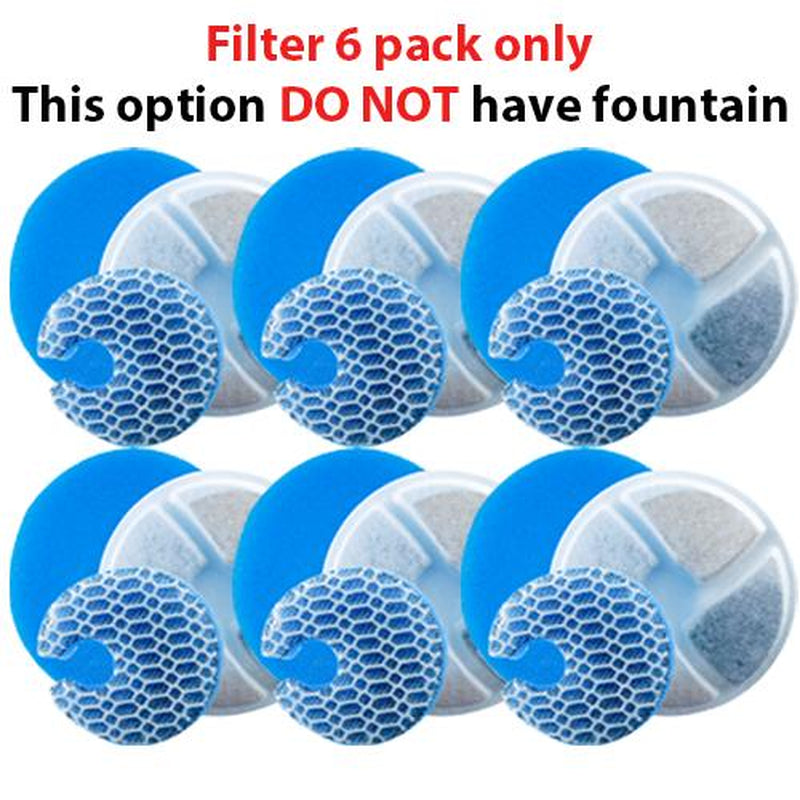 Cat Water Fountain, Stainless Steel inside Ultra-Quiet Pump, 2L/67Oz Automatic Dog Dispenser Water Bowl, Multiple Pets Water Fountain