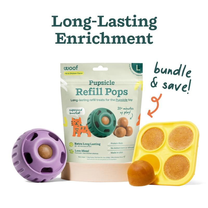 Pupsicle Starter Pack - Long Lasting Enriching Dog Toy
