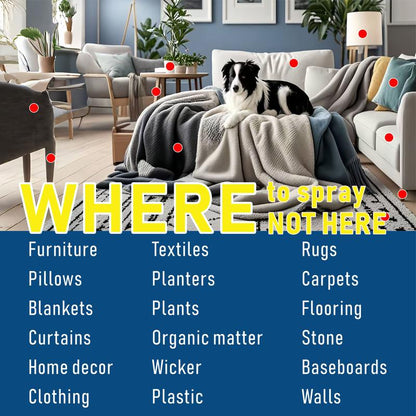 Stop the Chew Spray 3X Strength anti Chew Spray for Dogs - No Chew Spray for Puppies - Alcohol Free Dog Deterrent Spray - Bitter Spray for Dogs to Stop Chewing - Powerful No Chew Spray for Dogs