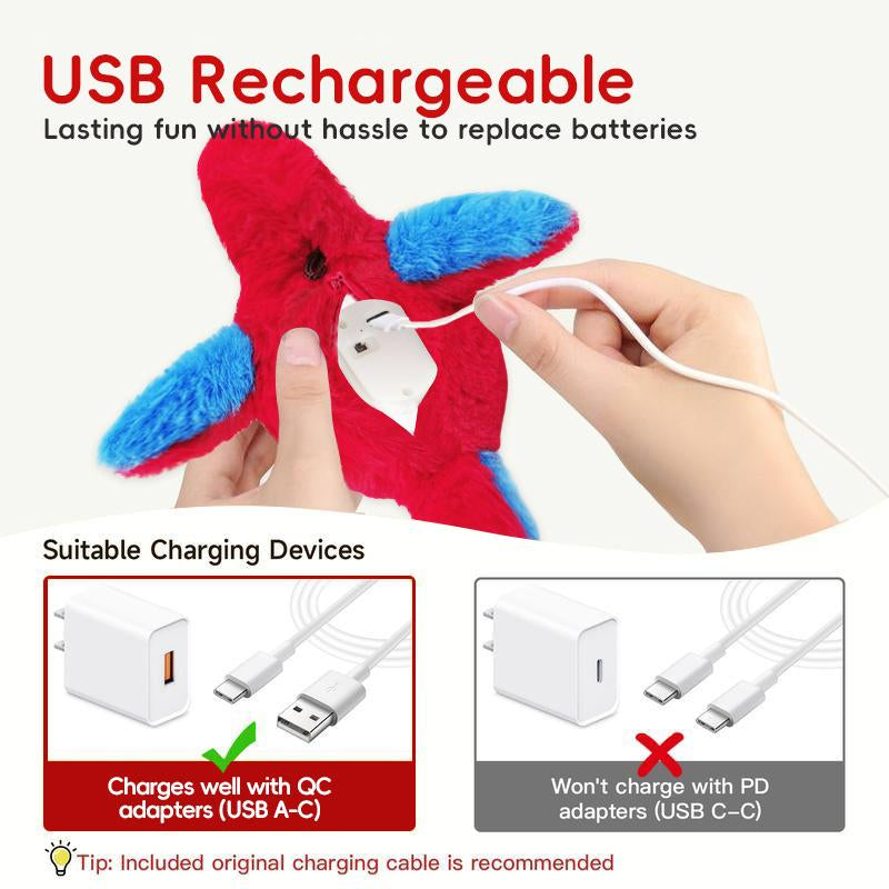 Cats&Dogs Go Crazy for This Touch-Activated Chirping Flamingo!