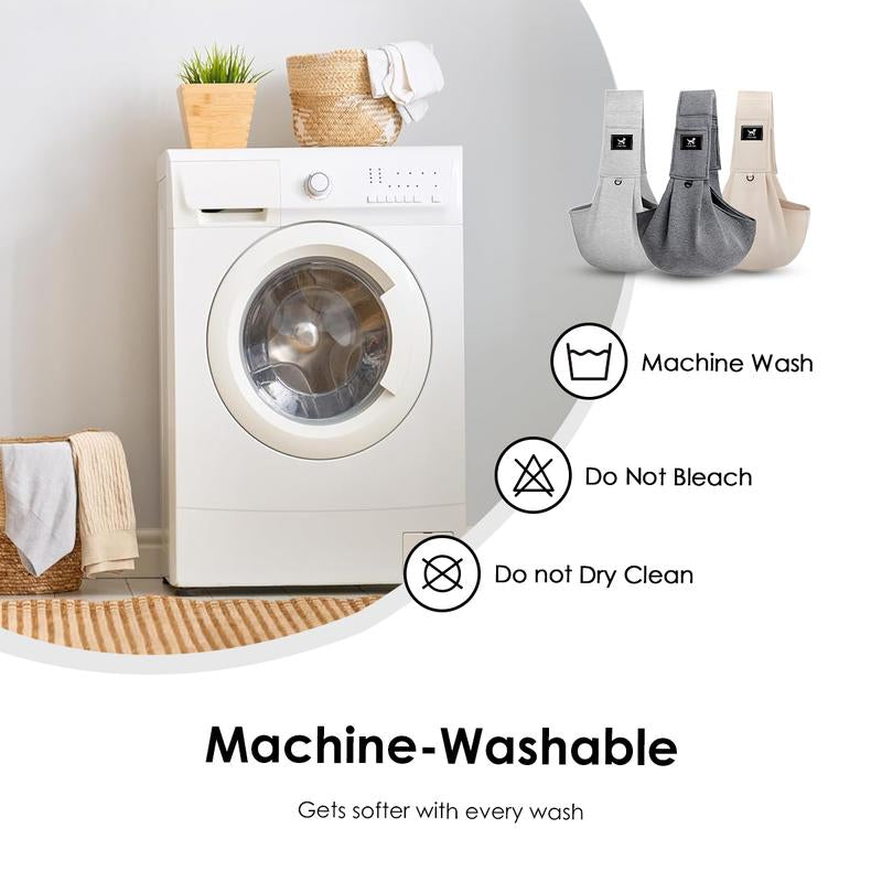 Dog & Cat Sling for Small and Medium Pets up to 15 Lbs with Comfortable Adjustable Padded Shoulder Breathable Carrier Pet Portable Travel Bag