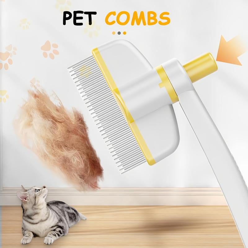 Self Cleaning Slicker Brush - Skin Friendly Deshedding Grooming Tool for Dogs & Cats, Suitable for Shedding & Haired Pets
