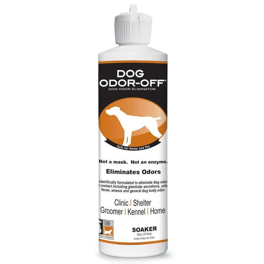 Dog Odor-Off 16Oz Soaker - Pet Smell Odor Eliminator for Dog Urine, Feces Odors, Pet Odor Eliminator