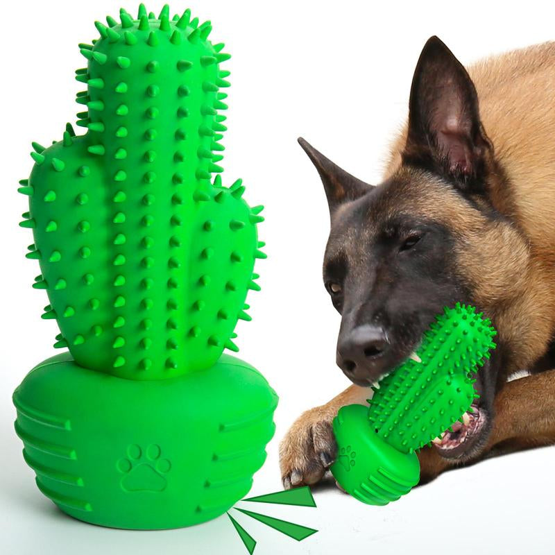 Cactus Shaped Dog Chew Toy, Pet Teeth Cleaning Toy, Pet Teeth Grinding Paw Toy, Pet Supplies, Pet Products