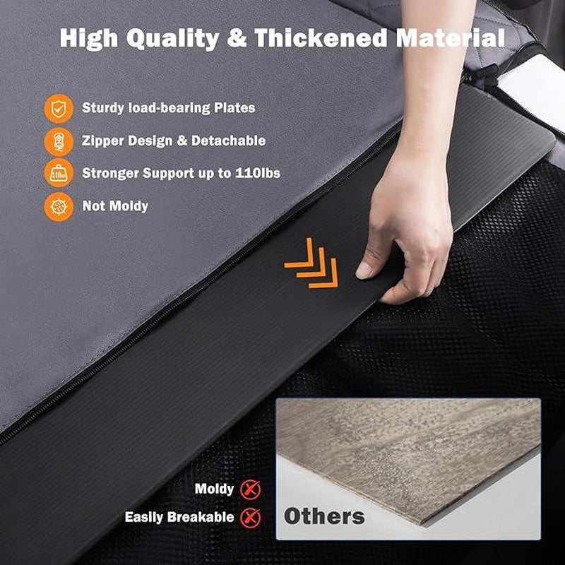 MIXJOY Dog Car Seat Cover for Large Medium Dogs, Dog Accessories, Waterproof and Breathable with Storage Pocket,For Suv/Truck,Pet Travel Stuff