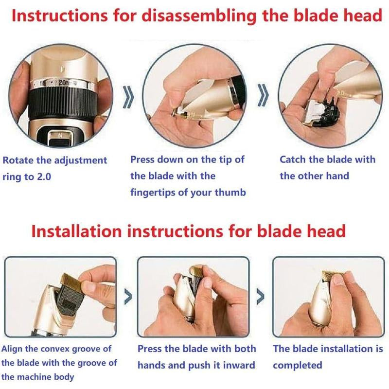 Clippers Kit and Paw Trimmer,Cordless,Low Noise, Electric Quiet,Rechargeable, Trimmer , Clippers for Thick Coats,Shaver for Small and Large Dogs Cats