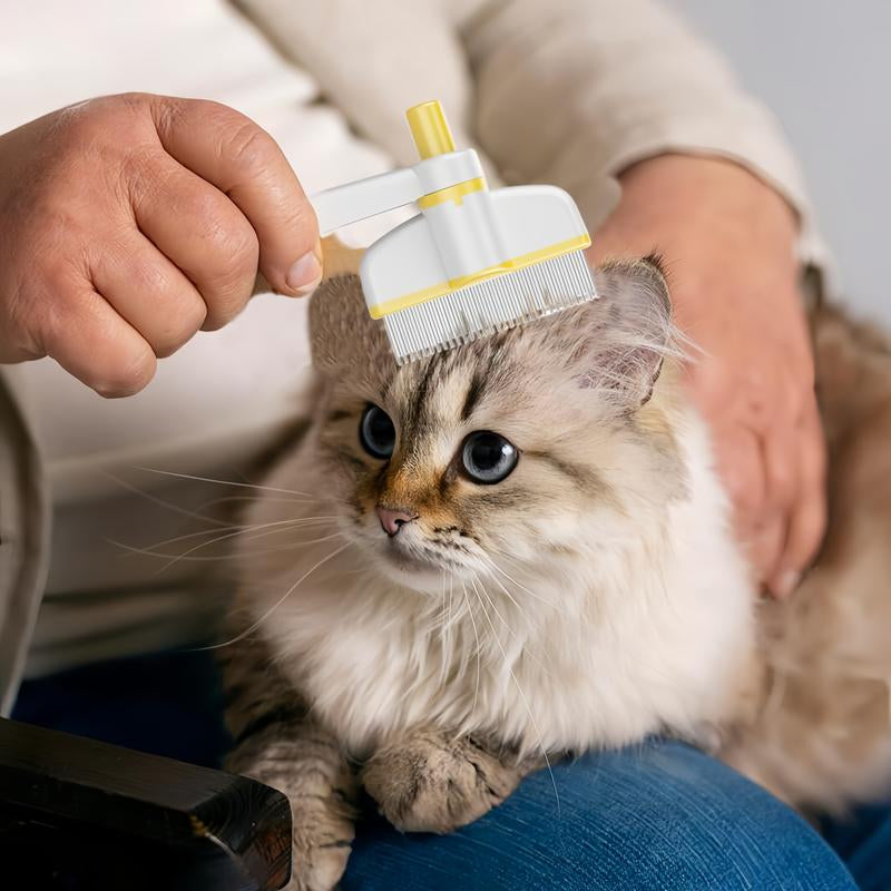 Self Cleaning Slicker Brush - Skin Friendly Deshedding Grooming Tool for Dogs & Cats, Suitable for Shedding & Haired Pets