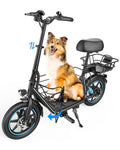 C1Plus Electric Scooter 1000W(Peak) with Removeable Two Baskets, Ample Storage for Pets & Cargo-Ul2272 Certified Bike