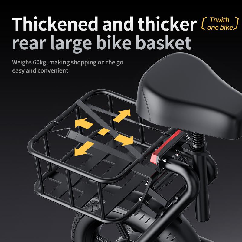 【App Control-】Aovopro - LADPED ESBS Electric Scooter for Adults with Seat and App, Peak Motor Power 750W, Top Speed 22 Mph, Driving Range 20-60 Miles, Pet-Friendly Design with Rear Basket.