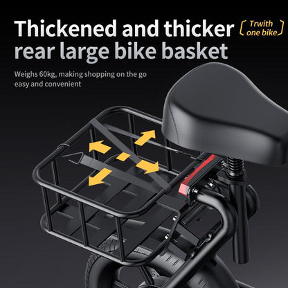 【App Control-】Aovopro - LADPED ESBS Electric Scooter for Adults with Seat and App, Peak Motor Power 750W, Top Speed 22 Mph, Driving Range 20-60 Miles, Pet-Friendly Design with Rear Basket.