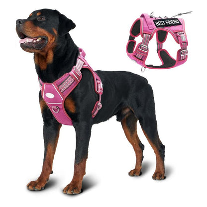 【Summer Sale】Auroth Tactical Dog Harness for Small to Large Dogs , Durable Reflective Dog Harness, Easy to Control, Large Dogs No Pull Adjustable Pet Harness, Dog & Cat Accessories, Pet Supplies