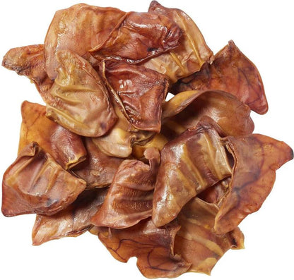 Wild Wolf USA Pig Ears (5 Pack) 100% Natural Dog Chew Treat - Sourced and Baked in the USA - Healthy, High Protein Dog Snack