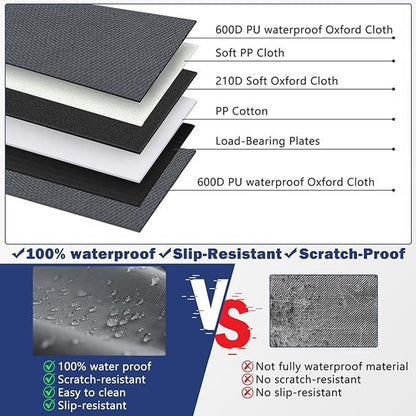 MIXJOY Dog Car Seat Cover for Large Medium Dogs, Dog Accessories, Waterproof and Breathable with Storage Pocket,For Suv/Truck,Pet Travel Stuff