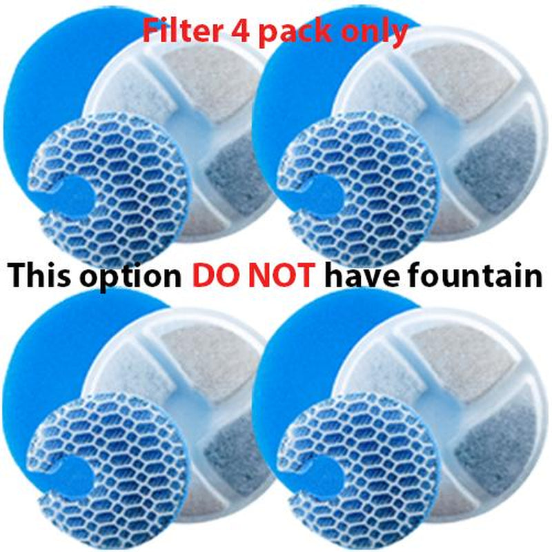 Cat Water Fountain, Stainless Steel inside Ultra-Quiet Pump, 2L/67Oz Automatic Dog Dispenser Water Bowl, Multiple Pets Water Fountain