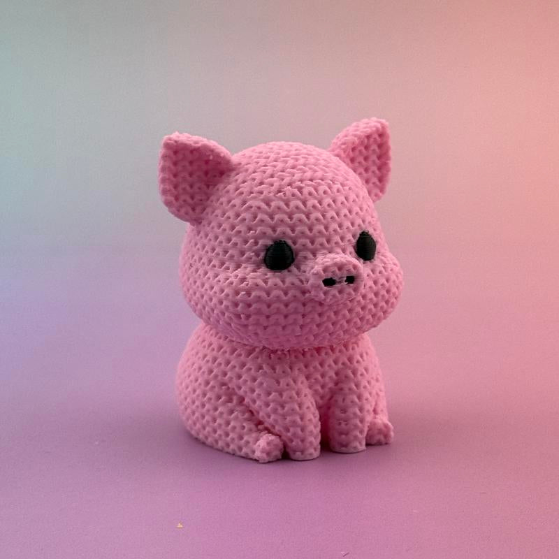 Cozy Critter Collection 3D Printed Crochet-Style Animals