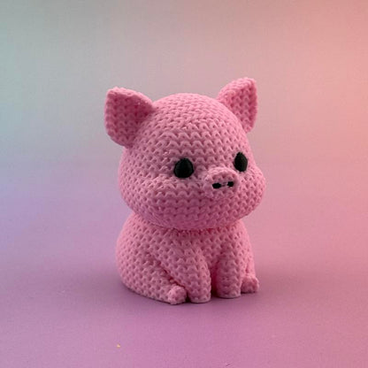 Cozy Critter Collection 3D Printed Crochet-Style Animals