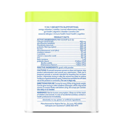 The Daily + Wondergland | 11-In-1 Whole Body Health + Triple Fiber Blend for Gland & Digestive Support | Clean, Vet-Backed, Easy-To-Use Toppers | Daily + Anal Gland Supplement Including Dog Gut Health Probiotics for Anal Gland Support